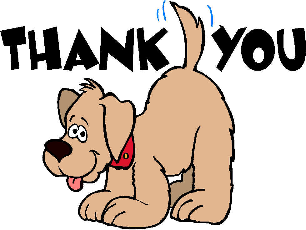 thank you dog clipart - photo #1